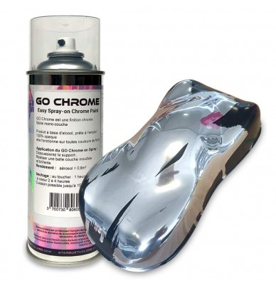 Easy to spray custom chrome paint finish - Realistic mirror finish