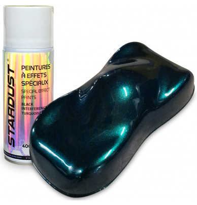 Black Interference bike paint kit - 6 colors