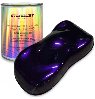 Black Interference bike paint kit - 6 colors