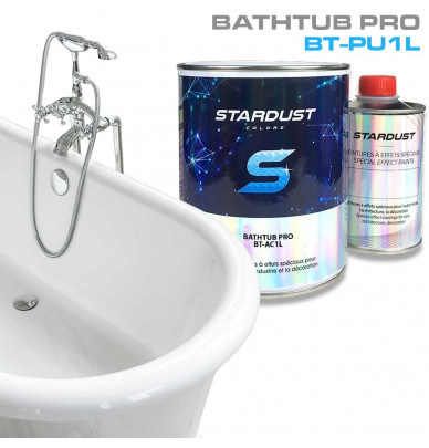 High resistance acrylic or polyurethane bathtub paint