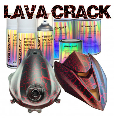 Complete Lava Crack Motorcycle Kit with colour of your choice