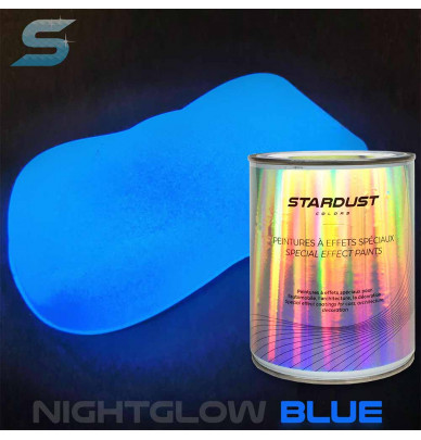 1 Liter Night-glow Phosphorescent paint TURCQUOISE