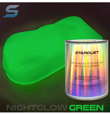 1 Liter Night-glow Phosphorescent paint TURCQUOISE