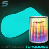 1 Liter Night-glow Phosphorescent paint TURCQUOISE