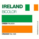 painting flag united kingdom white red blue – irish orange green