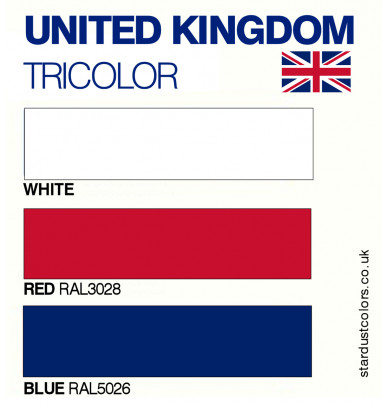 painting flag united kingdom white red blue – irish orange green