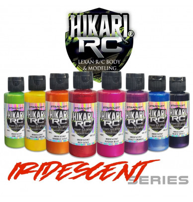 Iridescent paint for HIKARI RC Models on lexan