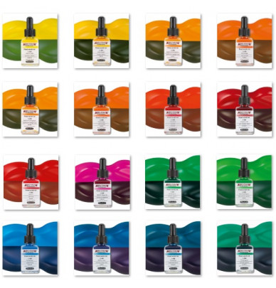 The 36 standard colors Aero Color by Schmincke 28ml