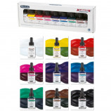 Set of 9 basic colors Aero Color - assorted Schmincke inks