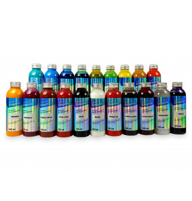 OPAQUE airbrush paints - GRAPHIC range - 1L versions