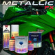 MOTORCYCLE KIT - METALLIC PAINTS + GOLDEN GOLD-BRONZE-COPPER-ALUMINUM