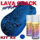 Crackled effect paint kit with two 400ml aerosol cans – LavaCrack